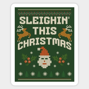 Sleightin' this Christmas Sticker